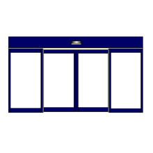 porte en aluminium opérateur de portes automatiques opérateur de portes coulissantes design européen DSL-200L